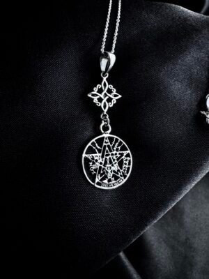 Collar Nudo de Bruja con Tetragrammaton