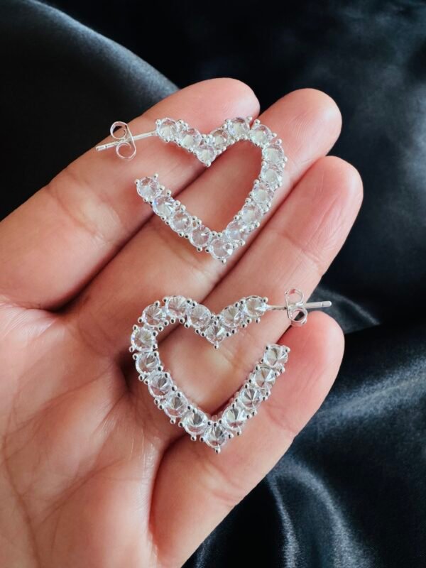 Semi Argollas Corazón Circones