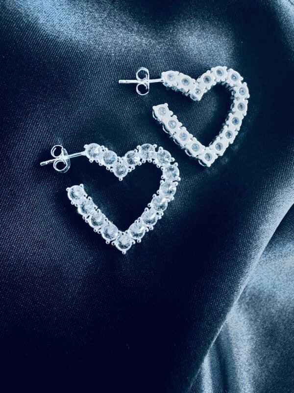 Semi Argollas Corazón Circones