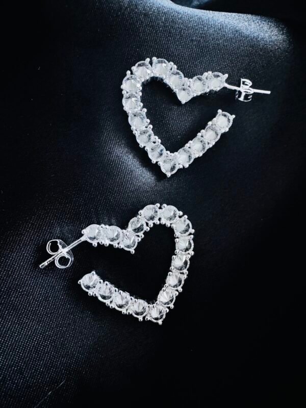 Semi Argollas Corazón Circones