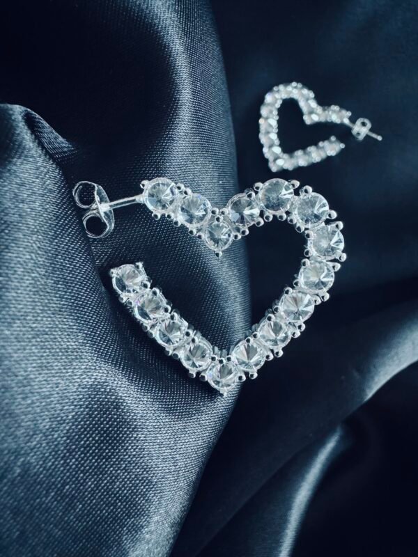 Semi Argollas Corazón Circones