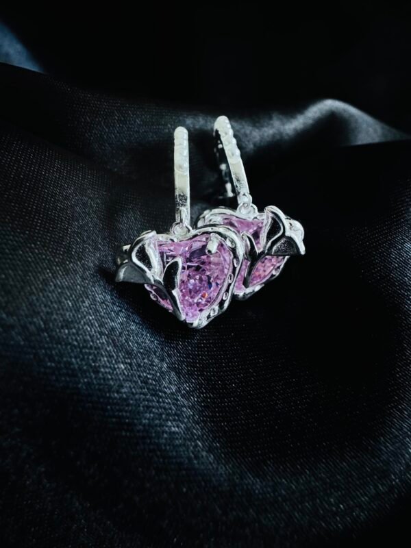 Semi Argollas Perlas con Corazón y Flor