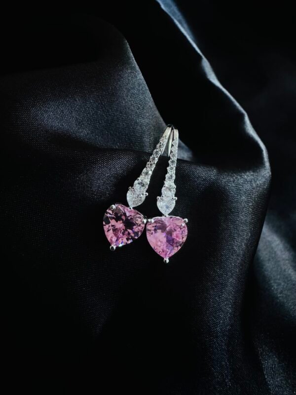 Aros Corazones y Circones Rosa