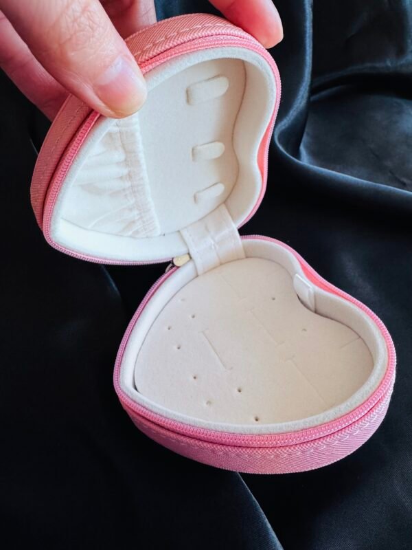 Joyero Corazón de Viaje Rosa