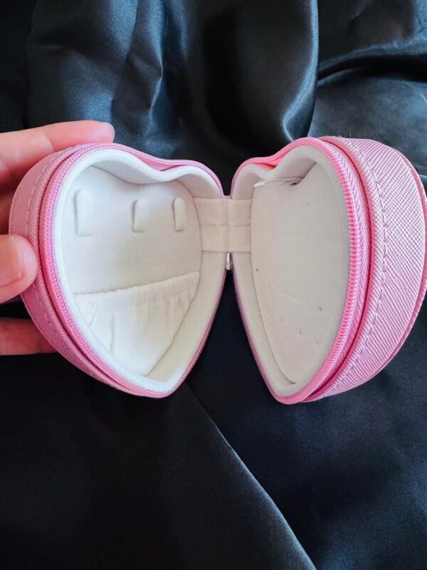 Joyero Corazón de Viaje Rosa