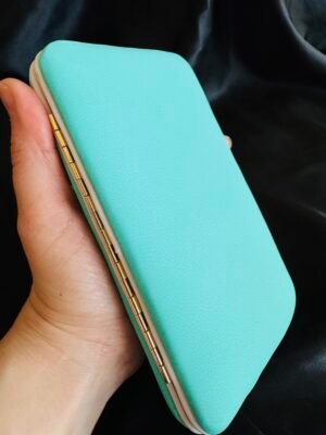 Joyero de Cartera con Espejo Celeste