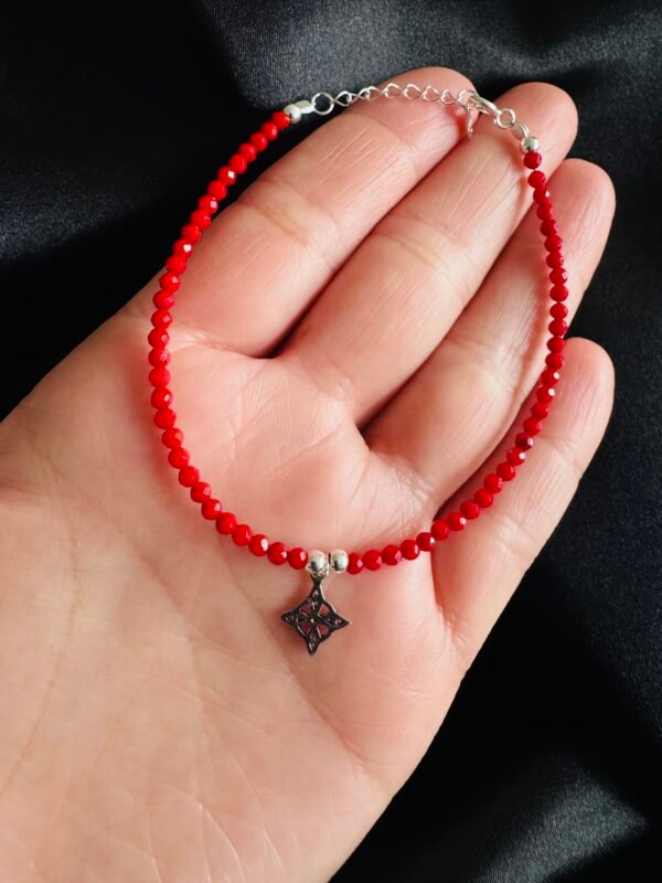 Pulsera Cristales con Nudo de Bruja