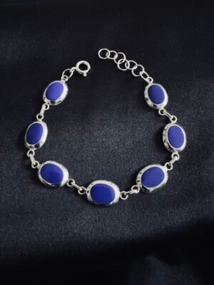 Pulsera Óvalos Lapislázuli