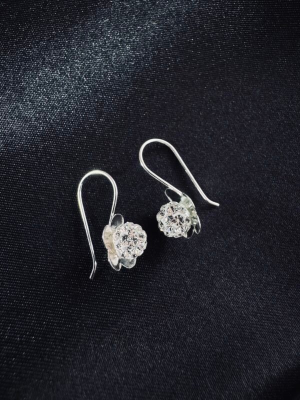 Aro pasador Flor Strass