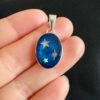 Colgante Ovalado Estrellas en el Cielo
