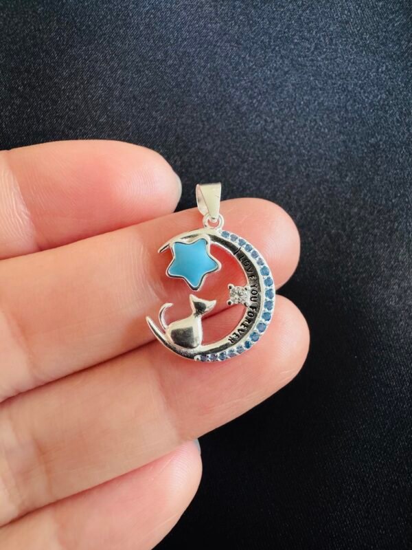 Colgante Gatito en la Luna (I Love You Forever)