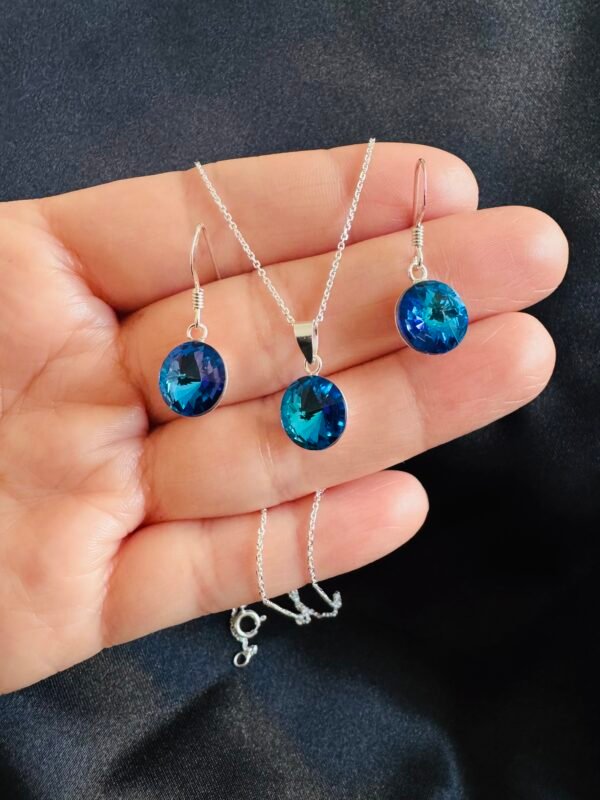Conjunto Cristales Azules