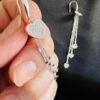 Aros Corazones con Circones y Cadenas