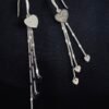 Aros Corazones con Circones y Cadenas