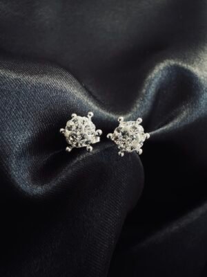 Aros Pistilos con Circón Strass