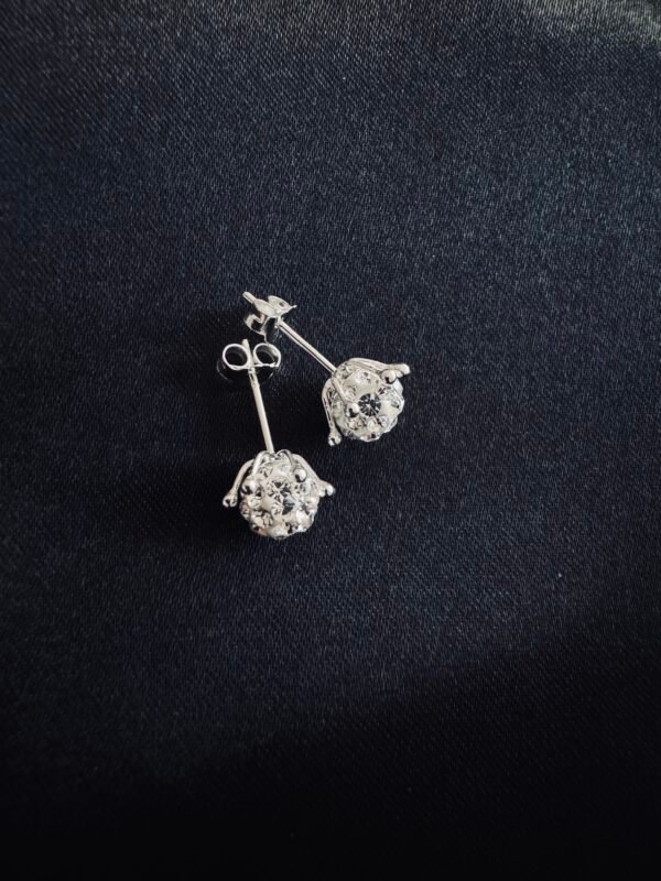 Aros Pistilos con Circón Strass