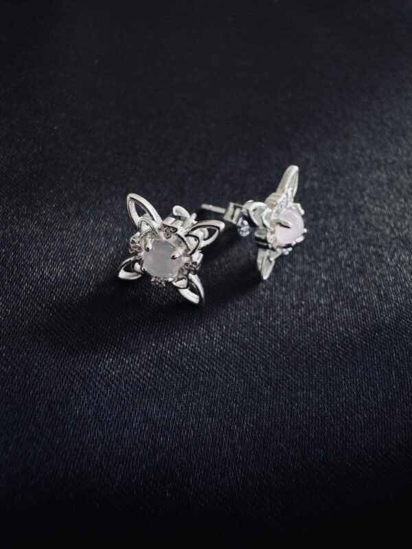 Nudo de Bruja con Triqueta y Cuarzo Rosa