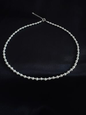 Collar Choker Perlas y Esferas