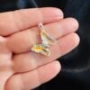 Colgante Mariposa de Cristal Tornasol