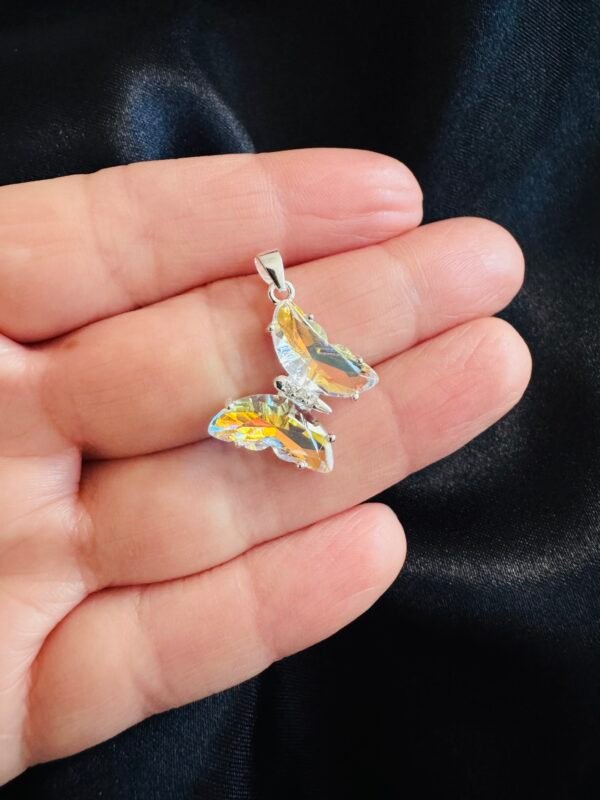 Colgante Mariposa de Cristal Tornasol