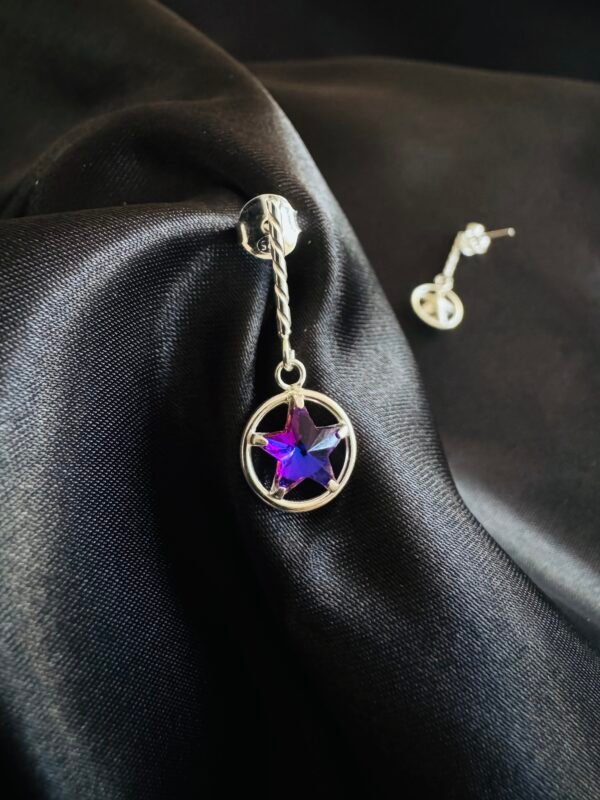 Aros Varitas con Estrella de Cristal