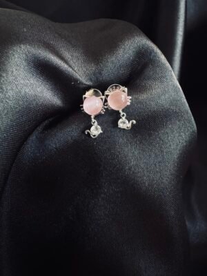 IMG_1936 Aros Gatito de Cristal Rosa