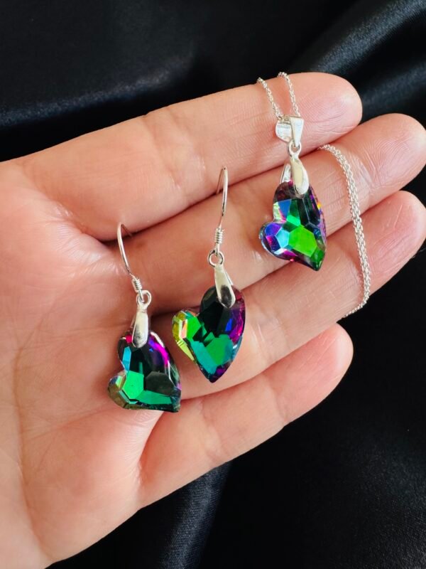 Conjunto Corazón de Cristales