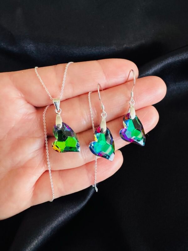 Conjunto Corazón de Cristales