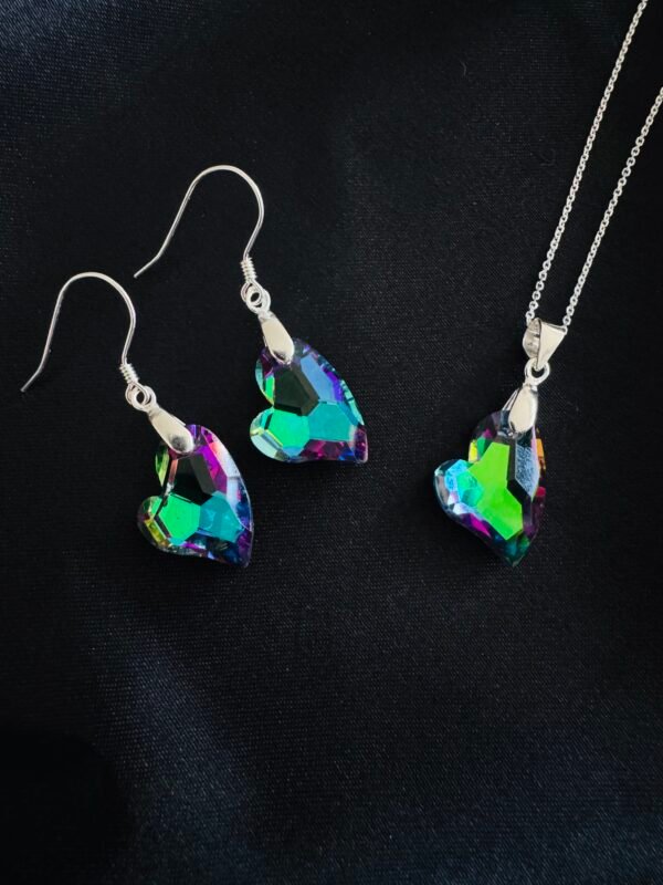 Conjunto Corazón de Cristales