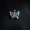 Colgante Mariposa con Circones Celestes