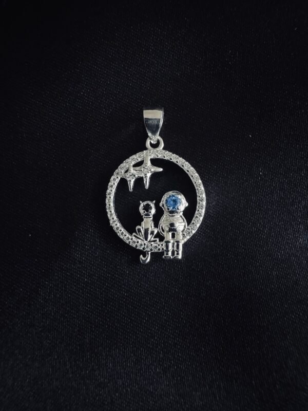 Colgante Gatito y Astronauta