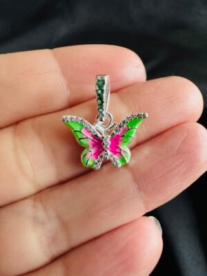Colgante Charm Mariposa Esmaltada