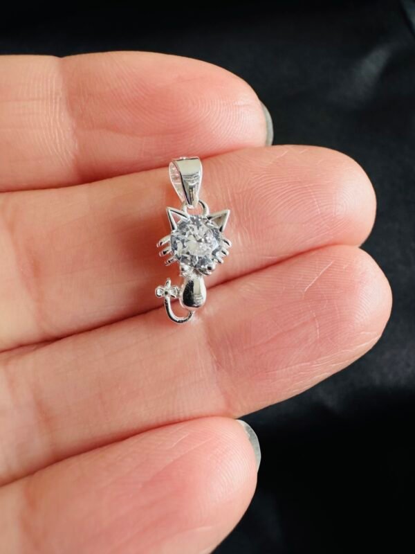 Colgante Gatito con Circón