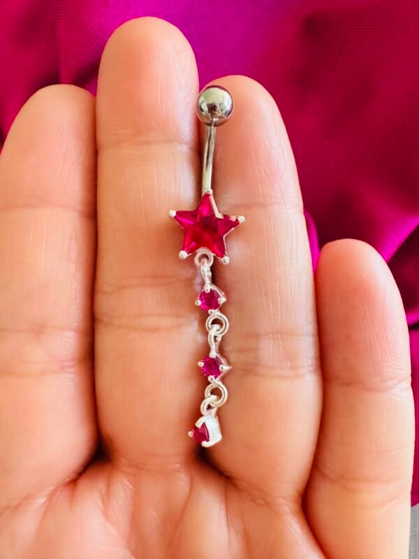 Piercing de Ombligo Flores con circones