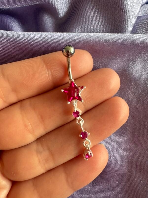 Piercing de Ombligo Flores con circones