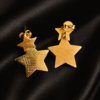 Aros Estrellas Doradas
