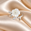 Anillo Adaptable Flor Nacarada
