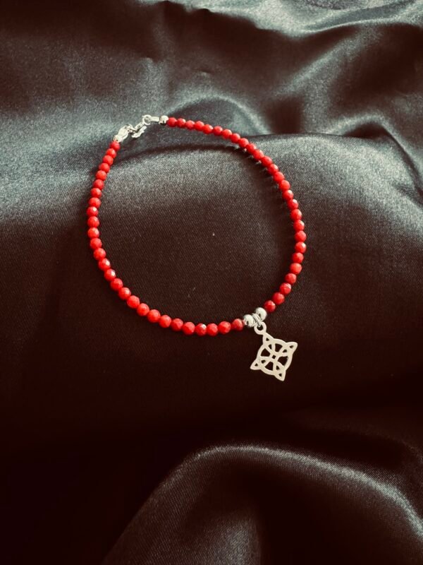 Pulsera Cristales con Nudo de Bruja