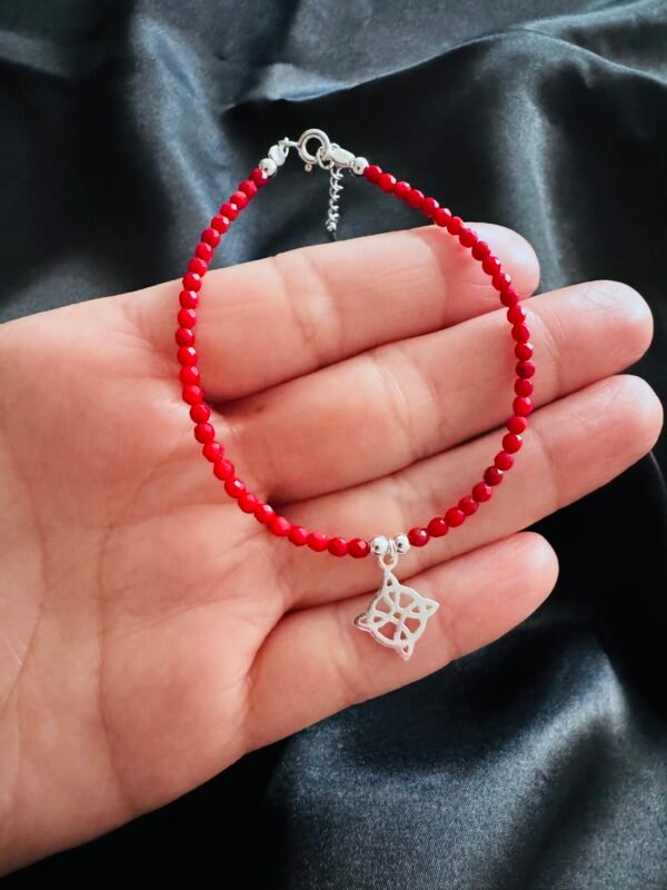 Pulsera Cristales con Nudo de Bruja