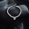 Pulsera de Perlas y Corazón con Circones