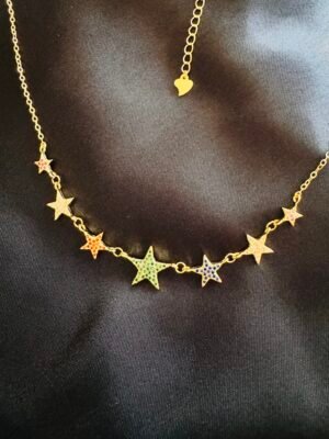 IMG_2297 Collar Estrellas con Circones