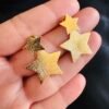 IMG_2298 Aros Estrellas con Enchape en Oro