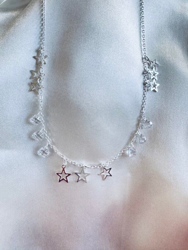 Collar Lluvia de Estrellas y Corazones