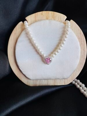 IMG_2517 Collar Perlas con Corazón