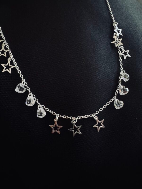 Collar Lluvia de Estrellas y Corazones