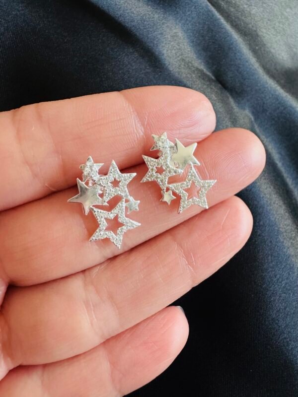 Aros Estrellas con Circones