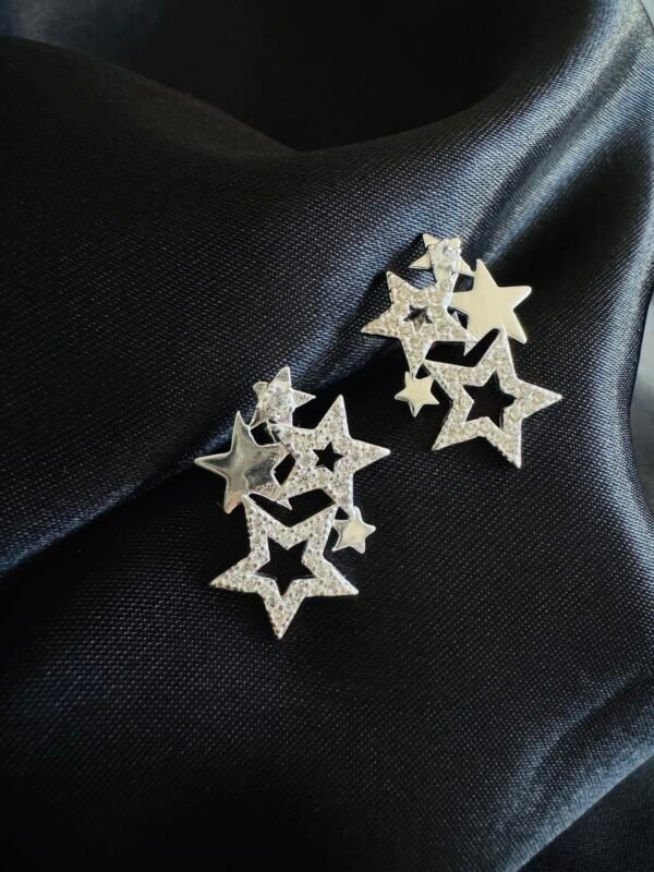 Aros Estrellas con Circones
