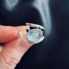 Anillo Adaptable Gatito con Piedra Luna