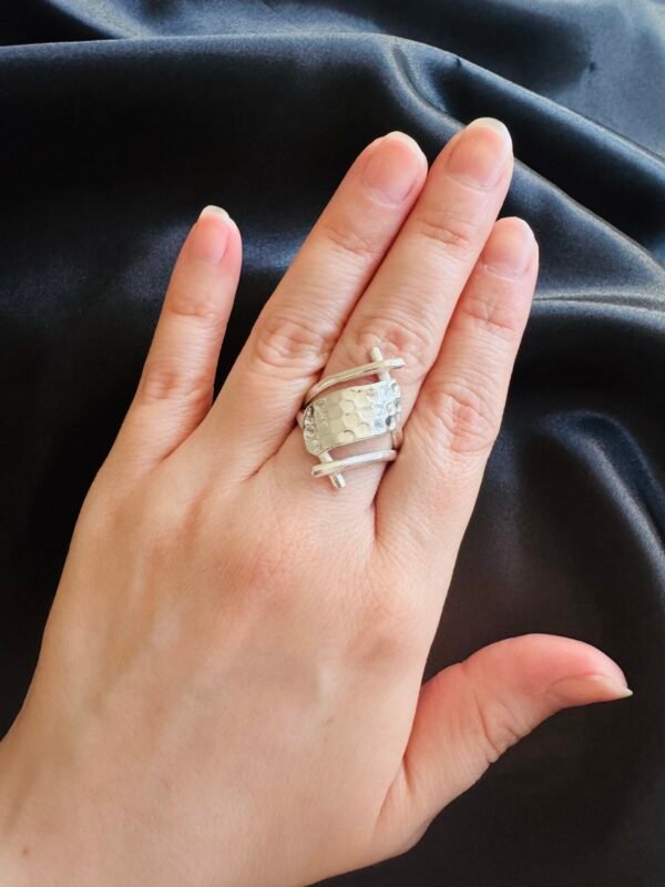 Anillo Rombo Facetado