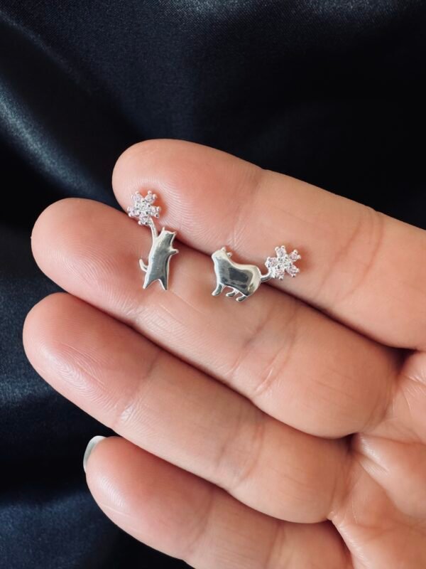 Aros Gatitos con Flores